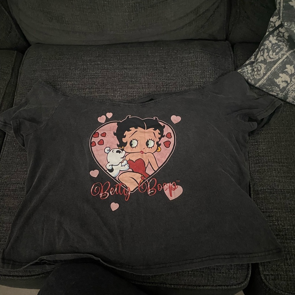 Betty Boop adult Black T-Shirt